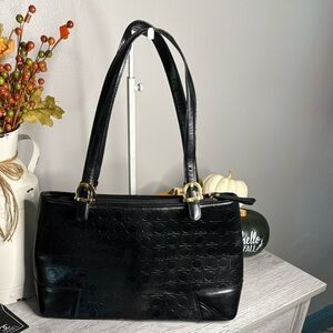 Salvatore Ferragamo Black Shoulder Bag